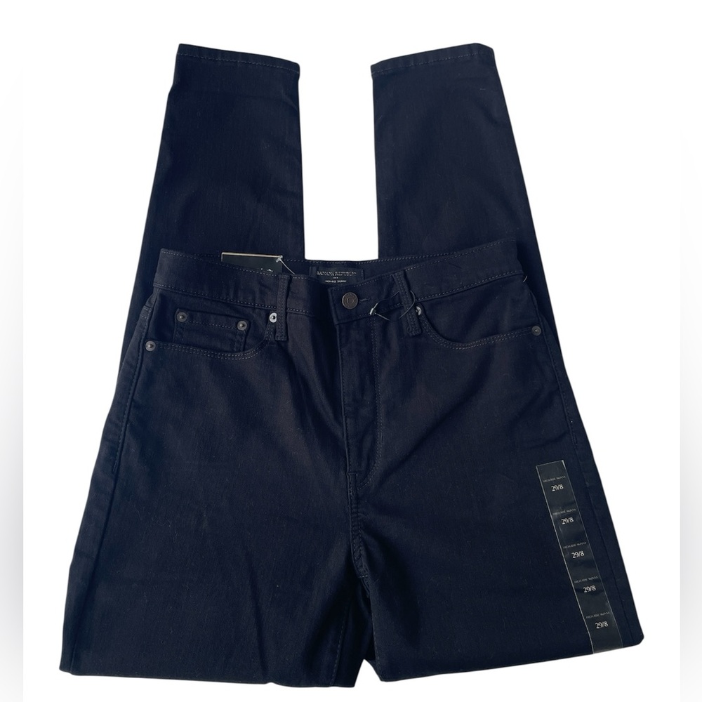 Banana Republic Outlet Black Denim Jean High Rise Skinny 5 Pocket Size 29/8 NWT